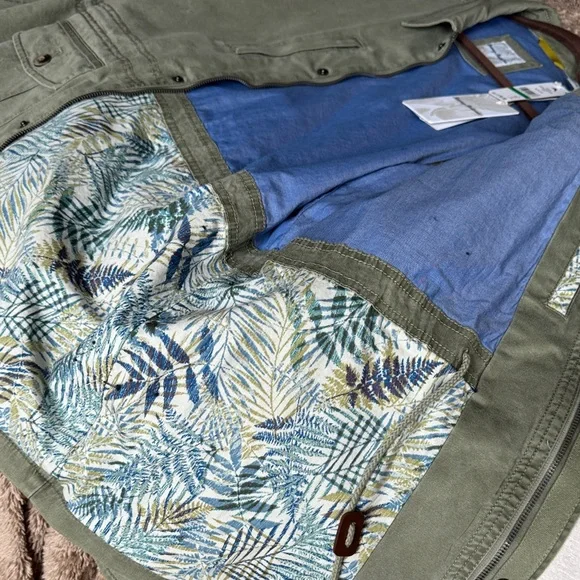 NWT Tommy Bahama Men's Olive Green Jacket - Picture 5 of 6
